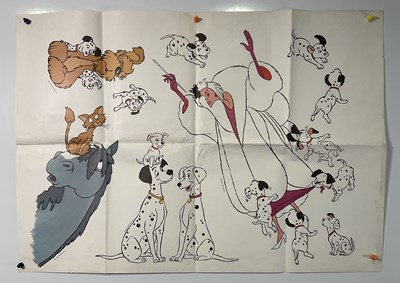 Lot 77 - A group of Walt Disney film posters comprising...