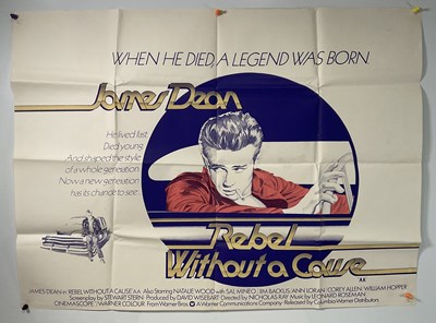 Lot 204 - REBEL WITHOUT A CAUSE (1955) UK Quad film...