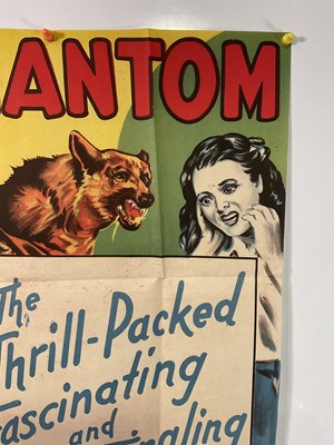 Lot 323 - THE PHANTOM (1943) US one sheet film poster,...