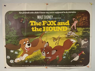 Lot 74 - THE FOX AND THE HOUND (1980) UK Quad film...
