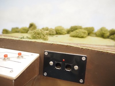 Lot 21 - A HOe / OO9 model railway layout of a yard /...