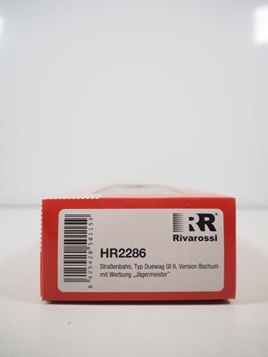 Lot 26 - A pair of RIVAROSSI and ROCO HO gauge 2-car...