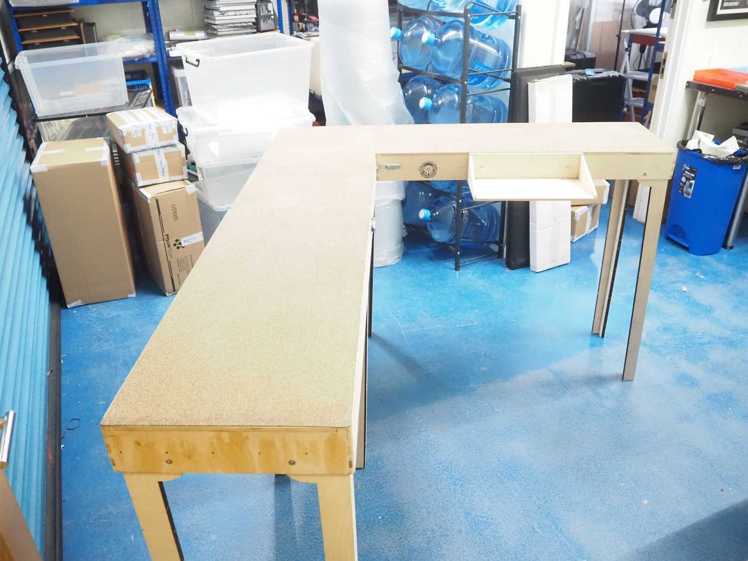 Lot 32 - A kitbuilt plywood laser cut model railway...