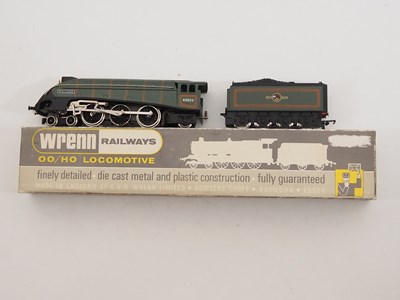 Lot 37 - A pair of WRENN OO gauge class A4 steam...