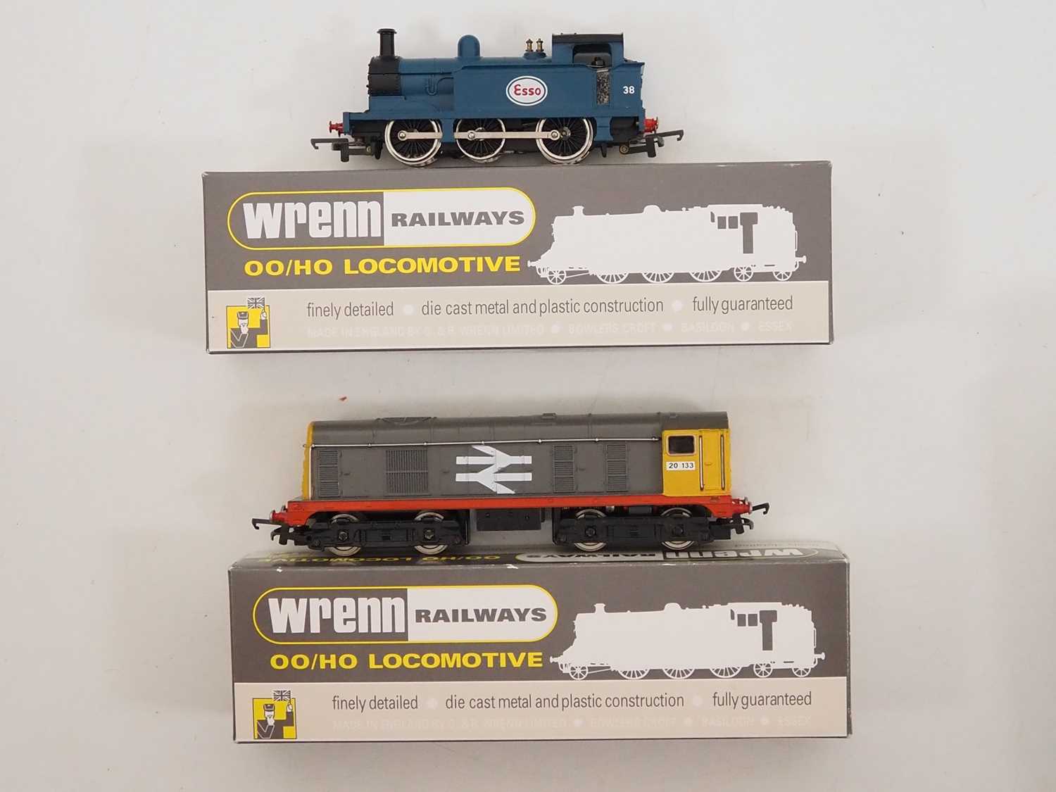 Lot 38 - A pair of WRENN OO gauge locomotives...