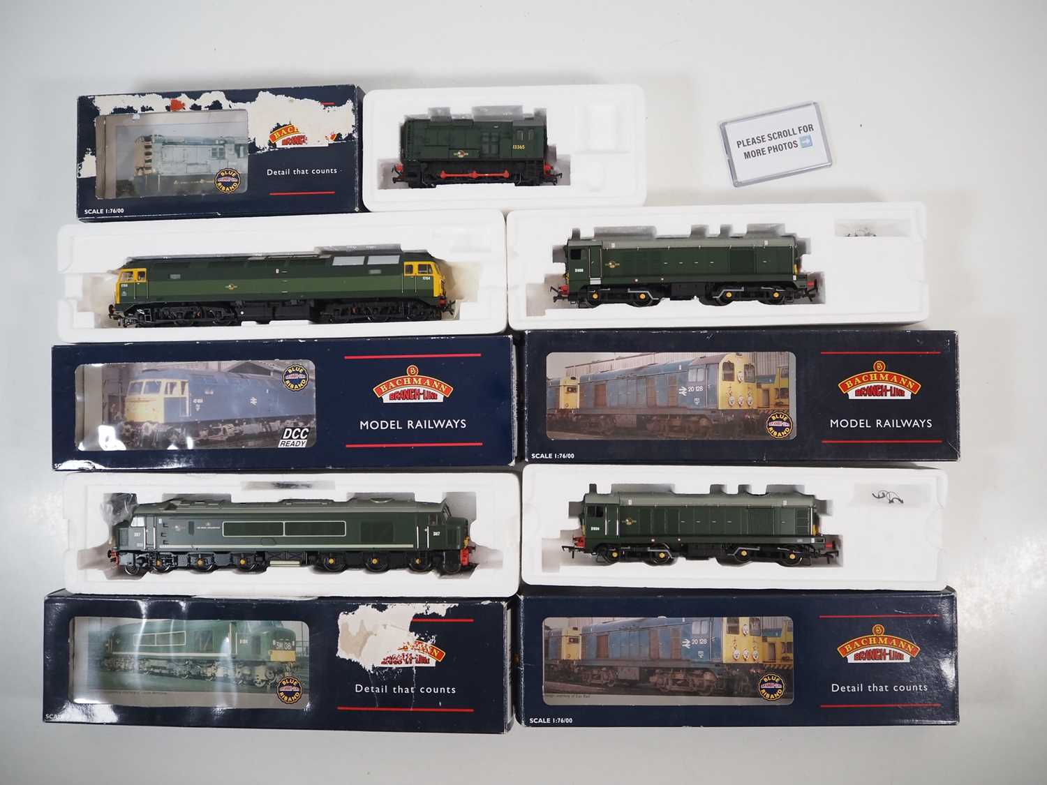Lot 100 - A group of BACHMANN OO gauge diesel...