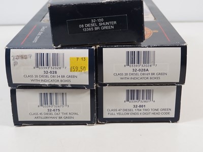 Lot 100 - A group of BACHMANN OO gauge diesel...