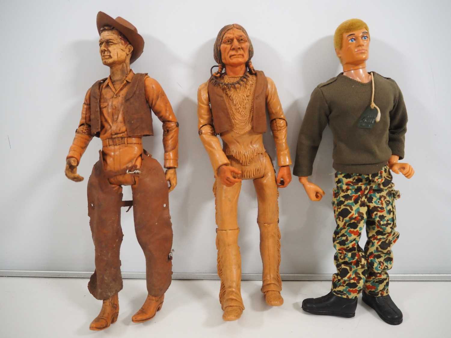 Lot 296 - A group of vintage action figures comprising