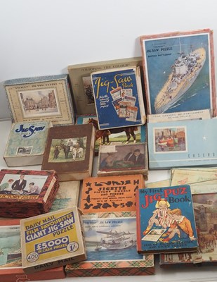 Lot 310 - A very large quantity of vintage jigsaw...