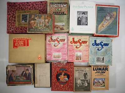 Lot 312 - A very large quantity of vintage jigsaw...