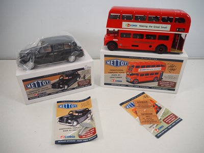 Lot 321 - A pair of METTOY reproduction tin plate...