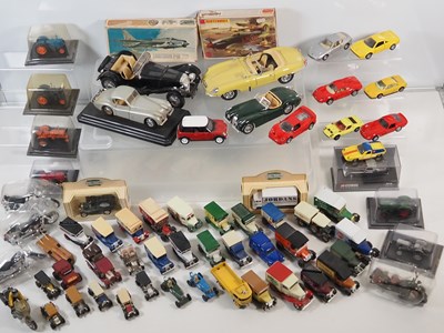 Lot 329 - A large crate of mostly unboxed diecast cars,...