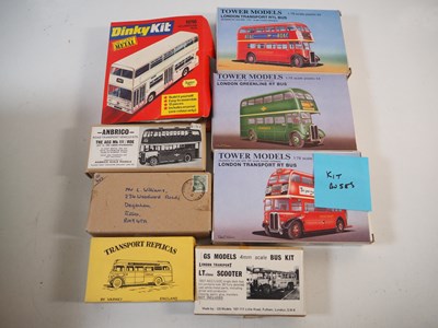 Lot 331 - A mixed group of white metal and plastic kit...