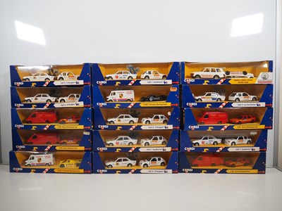 Lot 345 - A group of CORGI diecast Racing Team vehicle...