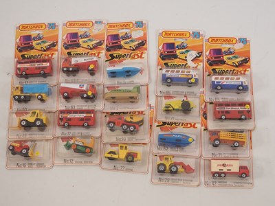 Lot 349 - A group of carded MATCHBOX diecast 1-75 series...