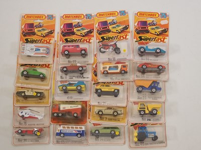 Lot 350 - A group of carded MATCHBOX diecast 1-75 series...