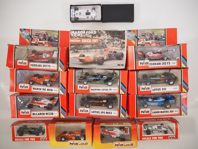 Lot 353 - A group of POLISTIL diecast Formula 1 cars in...