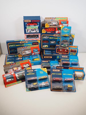 Lot 355 - A group of carded and boxed MATCHBOX Super...