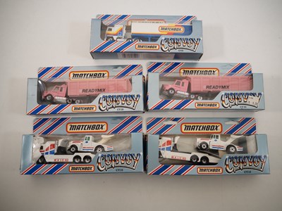 Lot 360 - A group of MATCHBOX 'Convoy' diecast trucks...