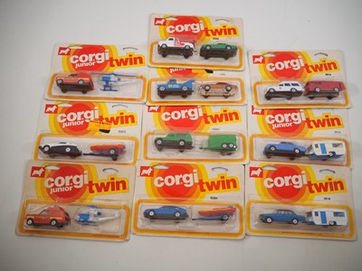 Lot 370 - A group of CORGI JUNIOR twin packs circa late...