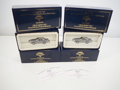 Lot 374 - A pair of CORGI VANGUARDS limited edition 1:43...
