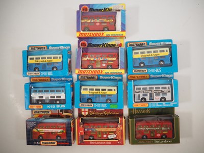 Lot 385 - A group of MATCHBOX SUPERKINGS K15 London...