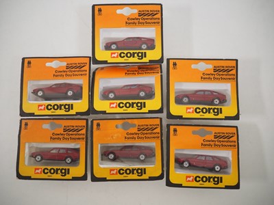 Lot 387 - A group of CORGI diecast Rover SD1 cars in...
