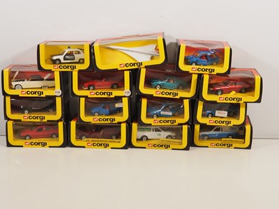 Lot 400 - A group of CORGI diecast cars all in...