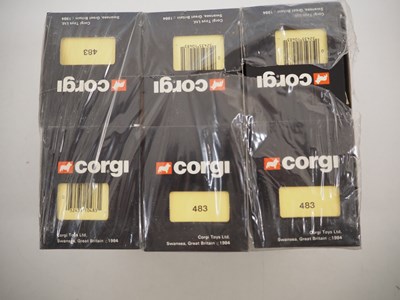 Lot 408 - A CORGI trade pack of 6x #483 Route Master...