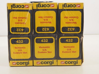 Lot 417 - A CORGI trade pack of 6x #432 Vantastic US...
