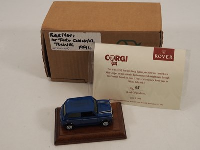 Lot 453 - An extremely scarce CORGI Rover Mini mounted...