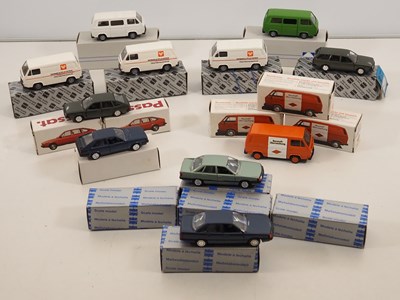 Lot 464 - A group of CONRAD diecast VW and Audi cars and...
