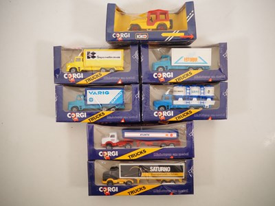 Lot 469 - A group of KIKO/CORGI trucks and jeep...