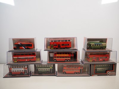 Lot 488 - A group of CORGI OOC 1:76 scale diecast buses...