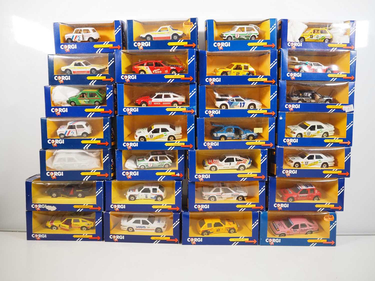 Lot 504 - A group of CORGI diecast rally / racing cars