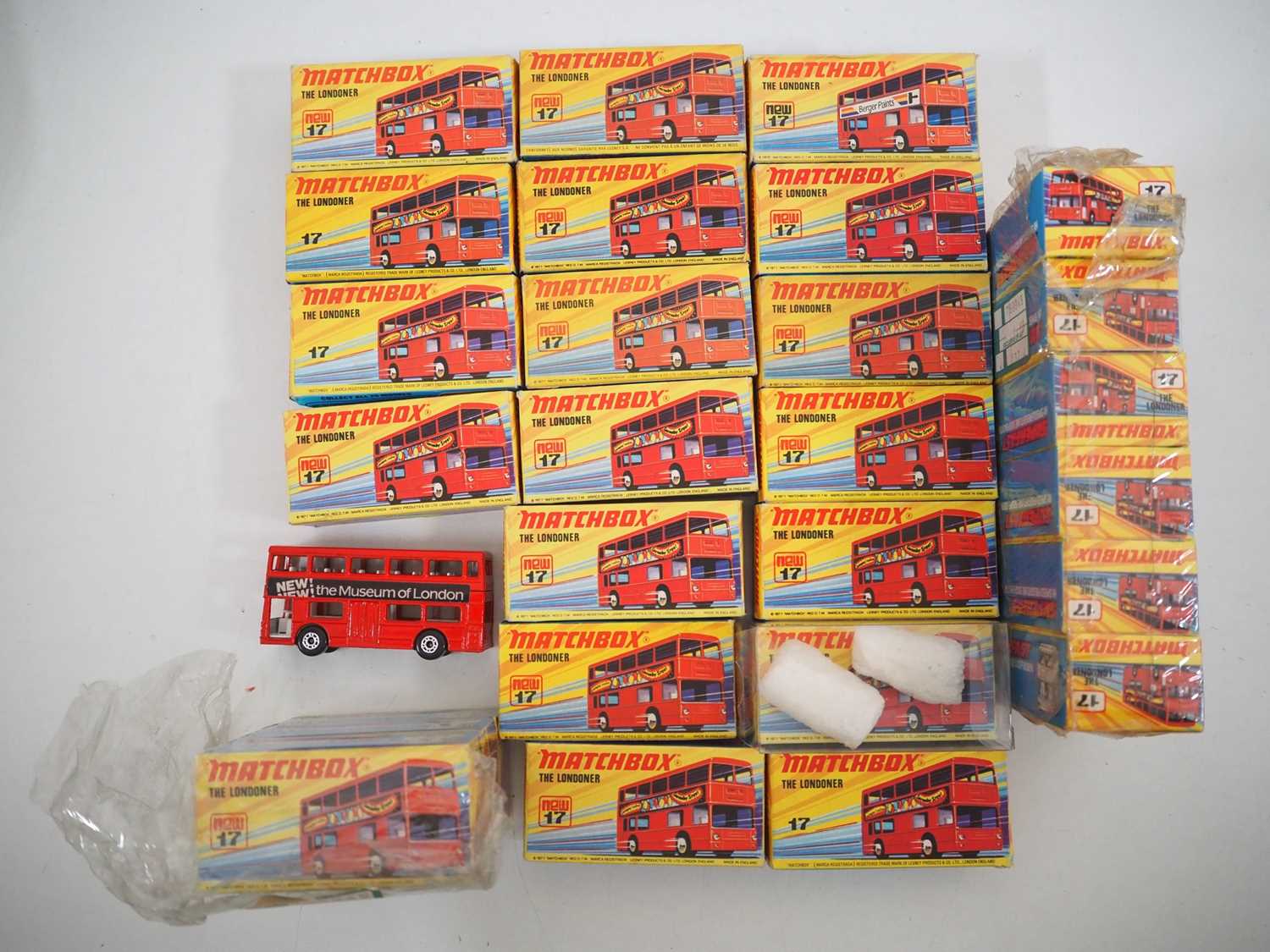 Lot 508 - A large quantity of MATCHBOX #17 'The Londoner'...