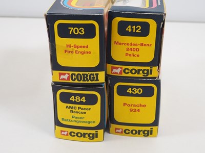 Lot 511 - A group of CORGI emergency service vehicles...