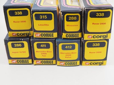 Lot 513 - A group of CORGI diecast cars all in 1970's...
