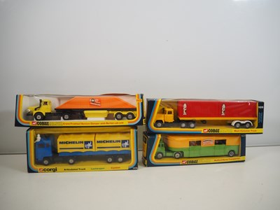 Lot 523 - A group of CORGI diecast articulated lorries...