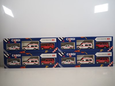 Lot 527 - A group of CORGI Swiss issue #C11/1 emergency...