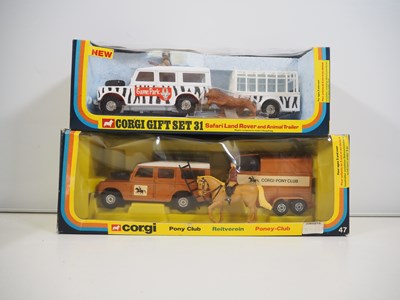 Lot 528 - A pair of CORGI diecast gift sets comprising...