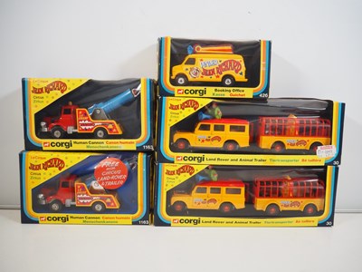 Lot 531 - A group of CORGI diecast Jean Richard Circus...