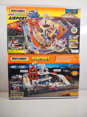 Lot 534 - A pair of MATCHBOX Airport play sets both...