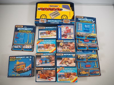 Lot 545 - A mixed group of MATCHBOX Motorcity items...