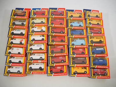 Lot 568 - A group of DINKY diecast Bedford Vans,...
