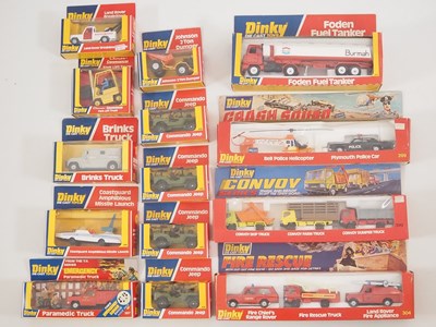 Lot 573 - A group of DINKY diecast jeeps, vans and...