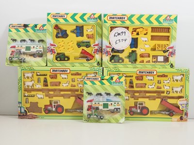 Lot 578 - A group of MATCHBOX diecast 'Farming' series...