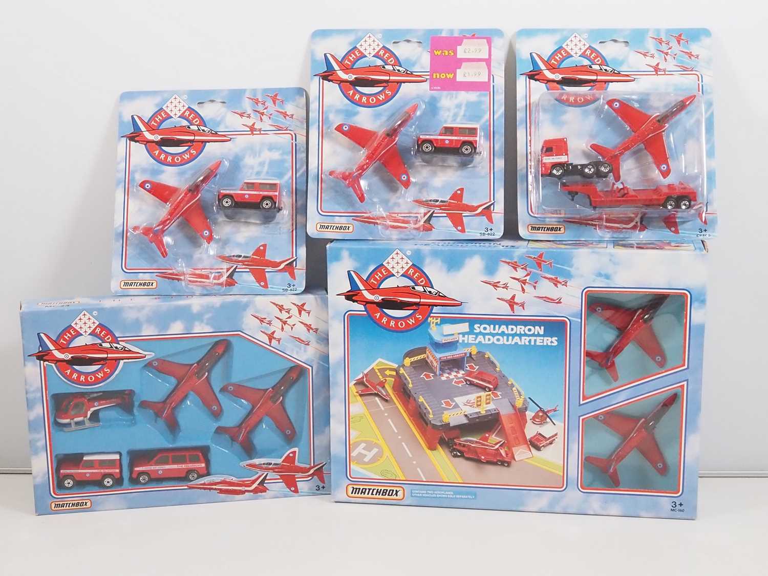 Lot 579 - A group of MATCHBOX diecast 'The Red Arrows'...