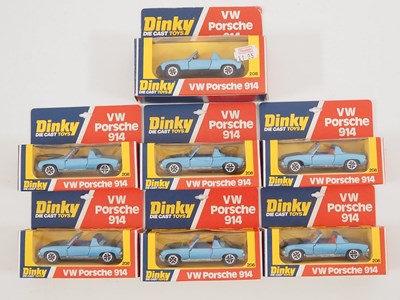 Lot 588 - A group of DINKY diecast #208 VW Porsche 914s...