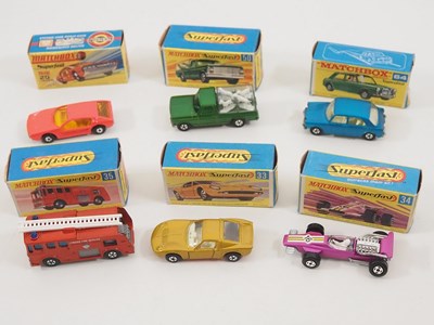 Lot 602 - A group of MATCHBOX Superfast diecast cars...